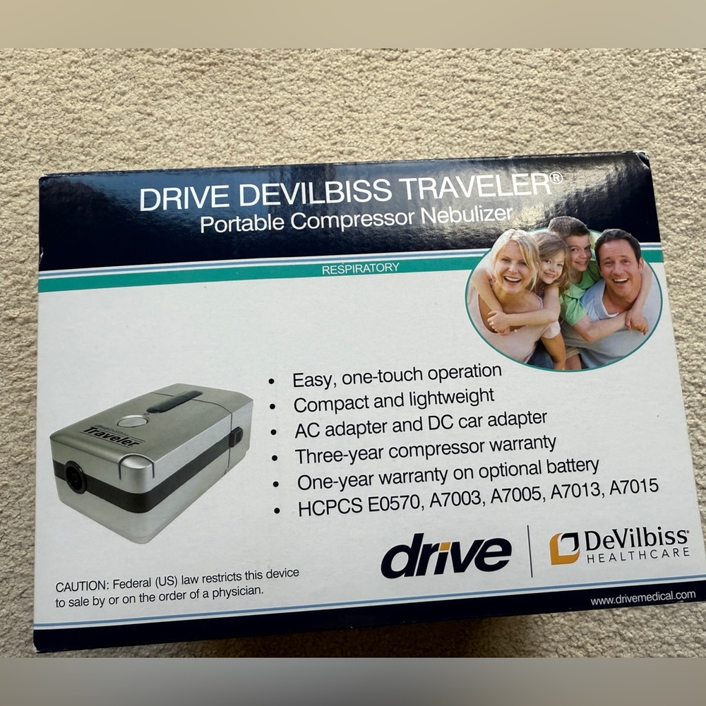 Drive DeVilbiss Traveler 6910P-DR Portable Case, Box, & Accessories New - Picture 3 of 6